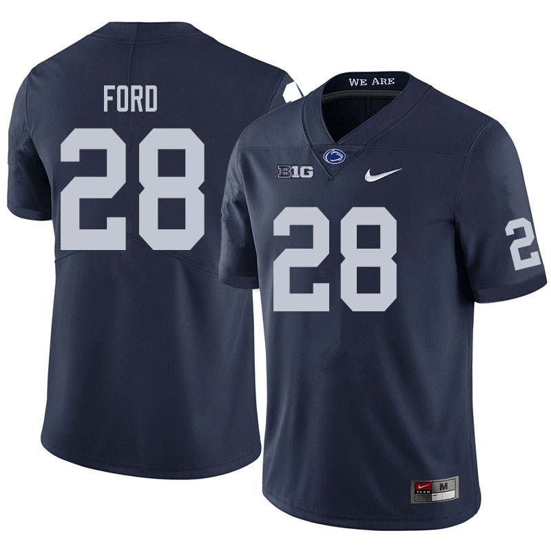 NCAA Nike Men's Penn State Nittany Lions Devyn Ford #28 College Football Authentic Navy Stitched Jersey FOU2898QL